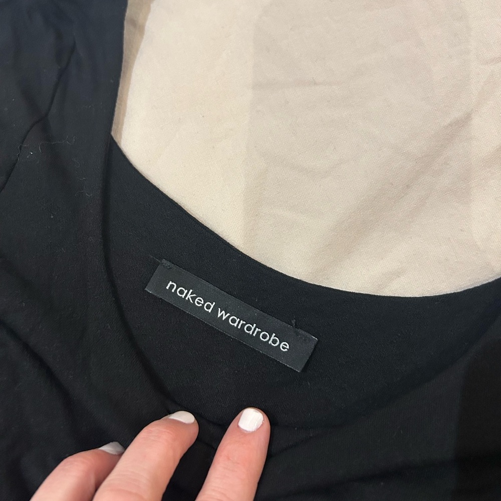 Naked Wardrobe Classic Black Dress